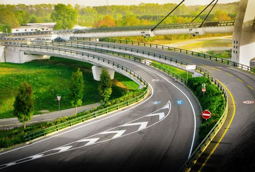 a View of a road junction