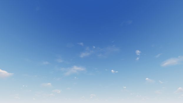 Cloudy blue sky abstract background, blue sky background with tiny clouds, 3d rendering

