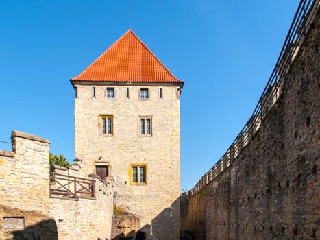 Medieval gothic castle Kokorin, Kokorinsko protected landscape area, Czech Republic.
