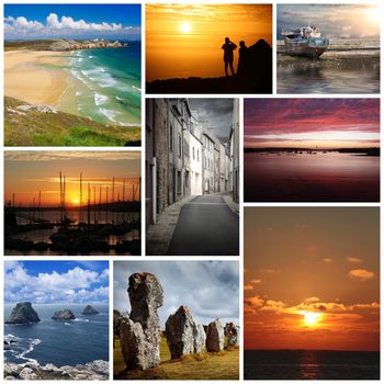 a collection of breton images