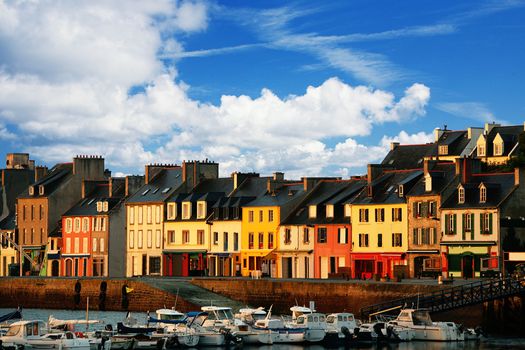 a Panorama of a Breton country