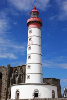 a Magnificent Old Breton Lighthouse