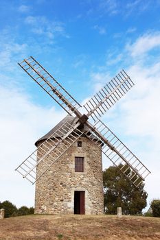 an Ancient Windmill in Normandy