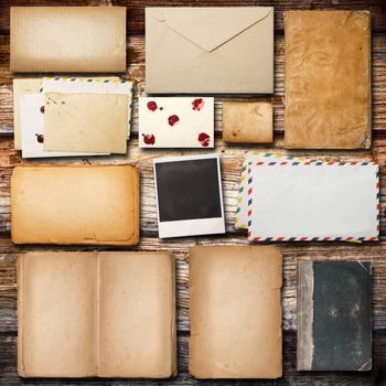 old vintage paper for correspondence