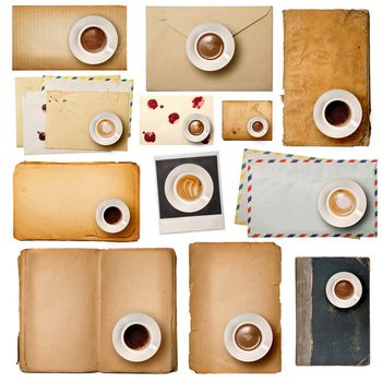 old vintage paper for correspondence