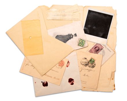 old vintage paper for correspondance background