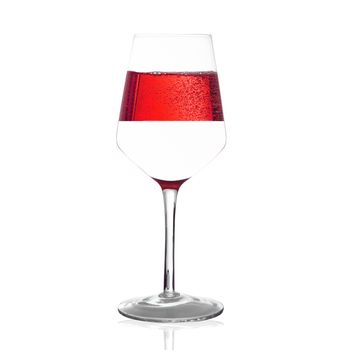 the classic concept of the half-full glass