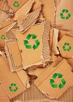 a cardboard for recycle background