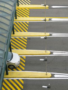 a barrier for car tolls