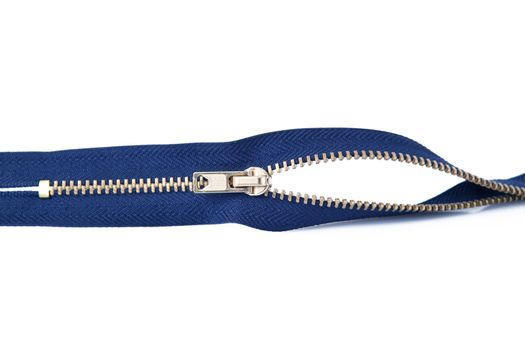 a Zipper on white background