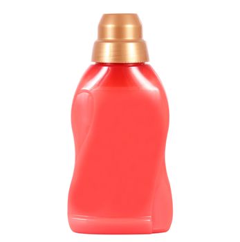 Plastic container on white background