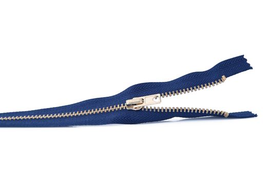 a Zipper on white background