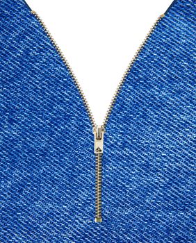 a Zipper Opening jeans background