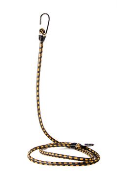 Elastic rope on white background