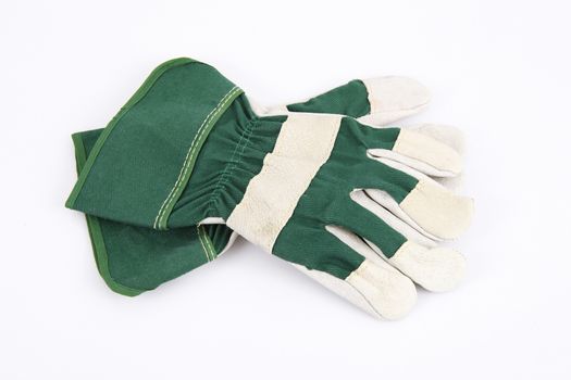isolated gloves on white background