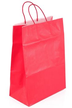paper bag on white background