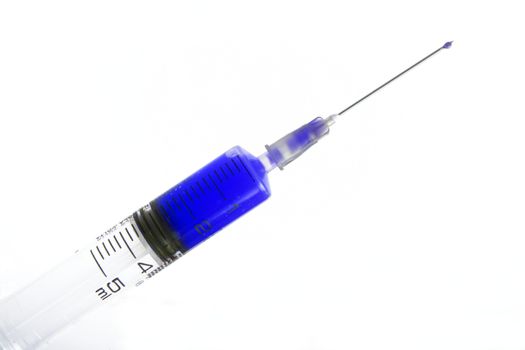 isolated syringe on white background