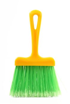 toilet brush for home on white background