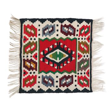 a precious persian carpet on white background