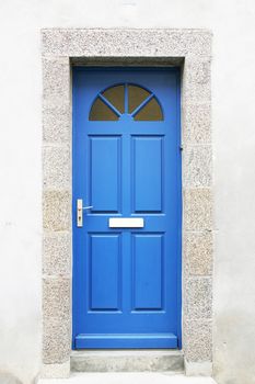 an Entrance with old vintage door
