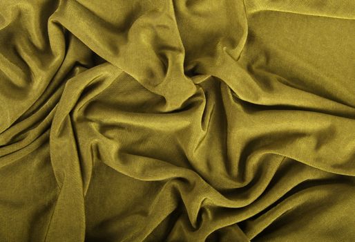 an yellow curled cloth background