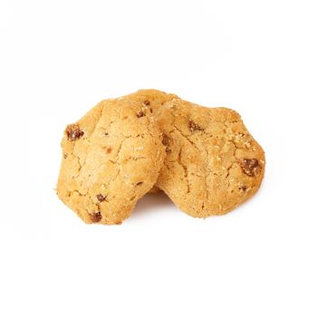 Crisp biscuits on white background