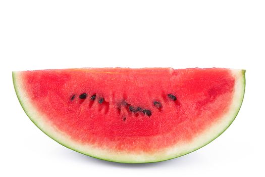fresh watermelon on white background
