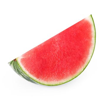 fresh watermelon on white background