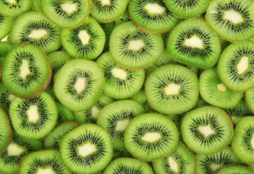 delicious fresh kiwi total background