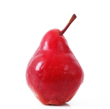 fresh pear on white background