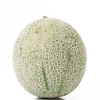 fresh melon on white background