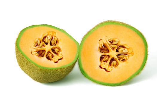 strange ibrid fruit melon-kiwi