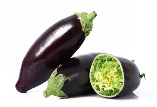 strange ibrid vegetable eggplant-salad