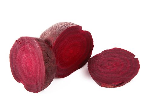 fresh red beet on dark background