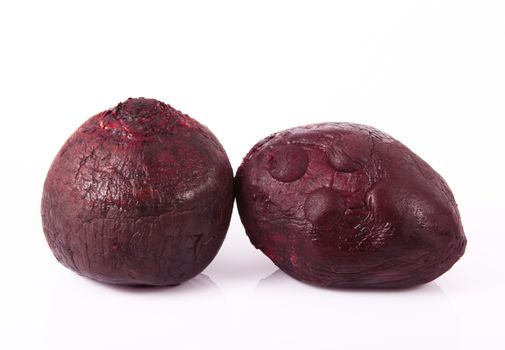 fresh red beet on dark background