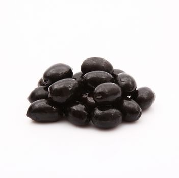 isolated olives on white background