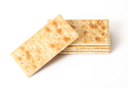 original crackers on white background