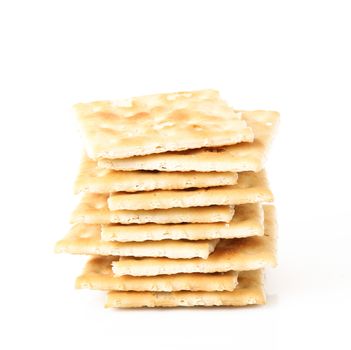 original crackers on white background