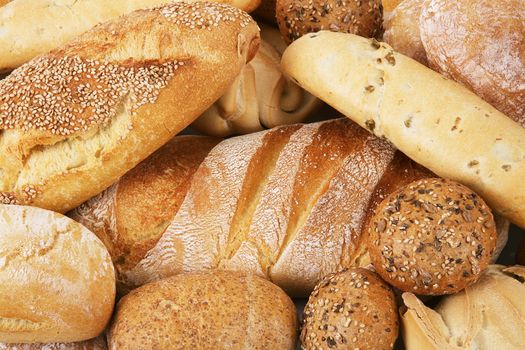 great fresh italian bread background