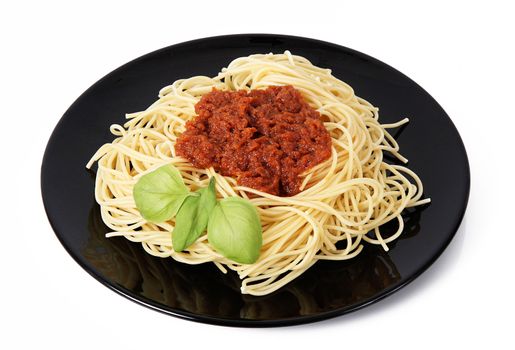 italian spaghetti with meat sauce