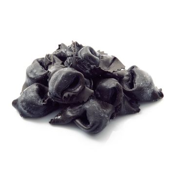 original italian ravioli with squid ink