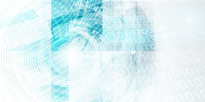 Advanced Technology Science As a Art Background