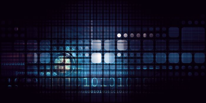 Futuristic Background Abstract Concept as a Art