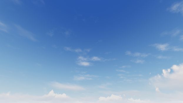 Cloudy blue sky abstract background, blue sky background with tiny clouds, 3d rendering

