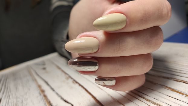 Fashionable design of manicure. Best 2019