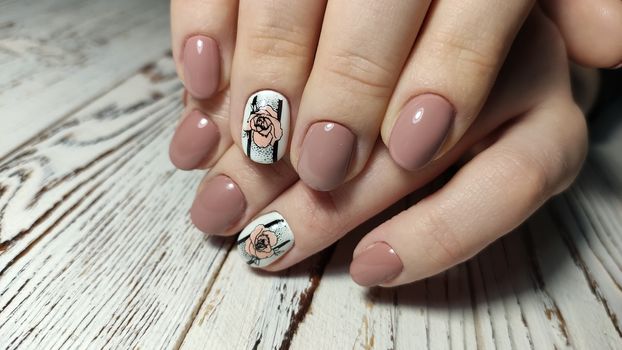 Fashionable design of manicure. Best 2019