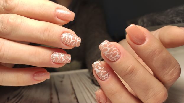 Fashionable design of manicure. Best 2019