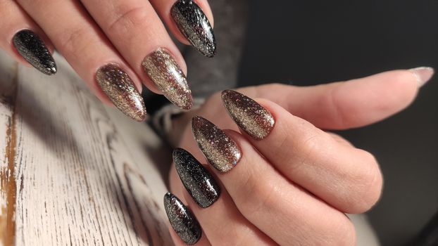 Fashionable design of manicure. Best 2019