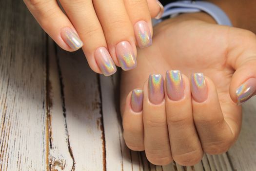 Stylish manicure nails color