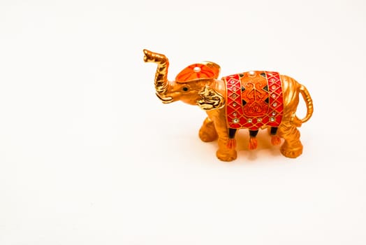 miniature figurine elephant made of semi-precious materials